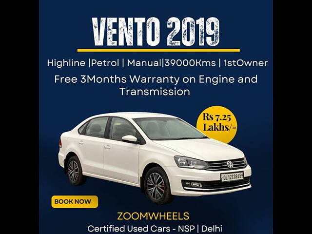 Used 2019 Volkswagen Vento in Delhi