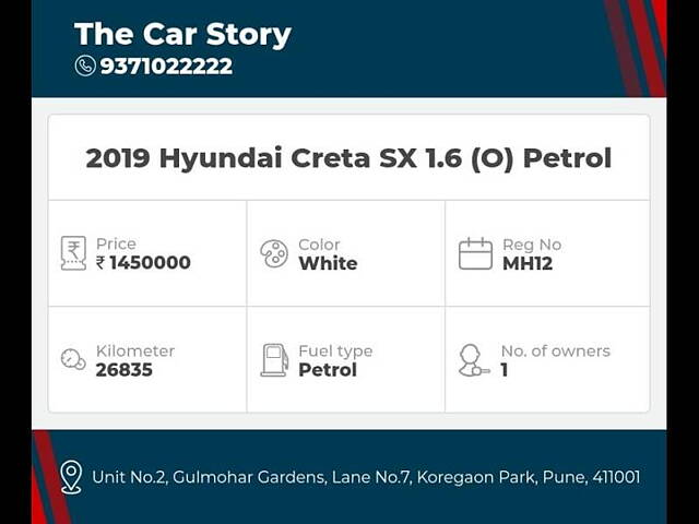 Used Hyundai Creta [2018-2019] SX 1.6 AT Petrol in Pune