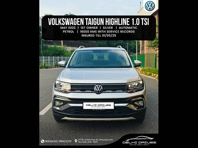 Used Volkswagen Taigun [2021-2023] Highline 1.0 TSI AT in Delhi