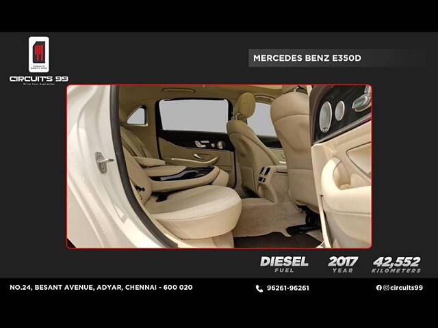 Used Mercedes-Benz E-Class [2017-2021] E 350 d Exclusive [2017-2019] in Chennai