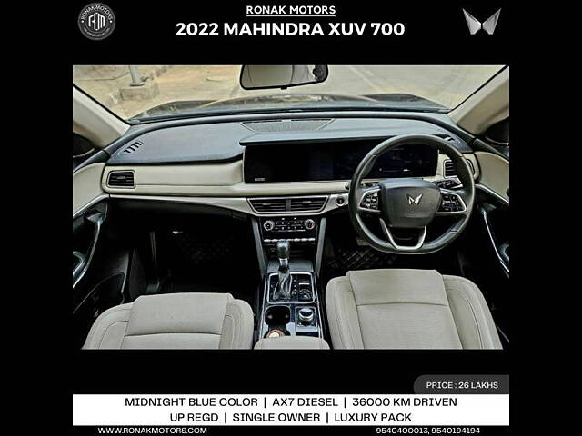 Used Mahindra XUV700 AX 7 Diesel  AT Luxury Pack 7 STR [2021] in Chandigarh