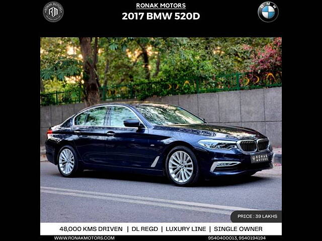 Used BMW 5 Series [2017-2021] 520d Luxury Line [2017-2019] in Delhi