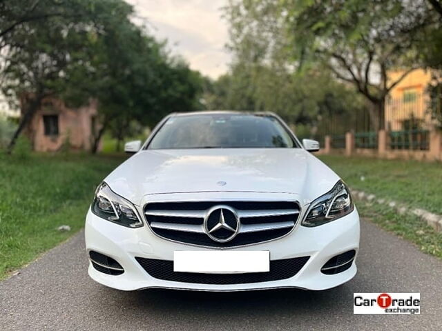 Buy White Pre Owned Mercedes Benz E Class, E-220D Exlcusive In Delhi