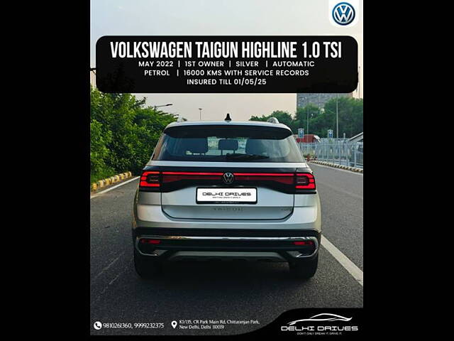 Used Volkswagen Taigun [2021-2023] Highline 1.0 TSI AT in Delhi