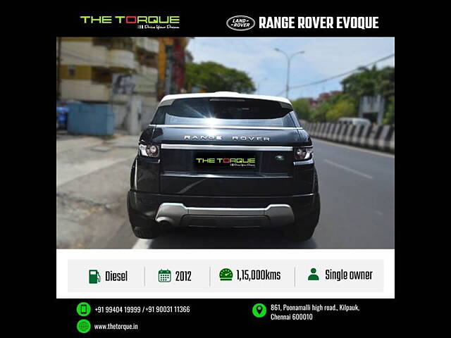 Used Land Rover Range Rover Evoque [2011-2014] Prestige SD4 in Chennai