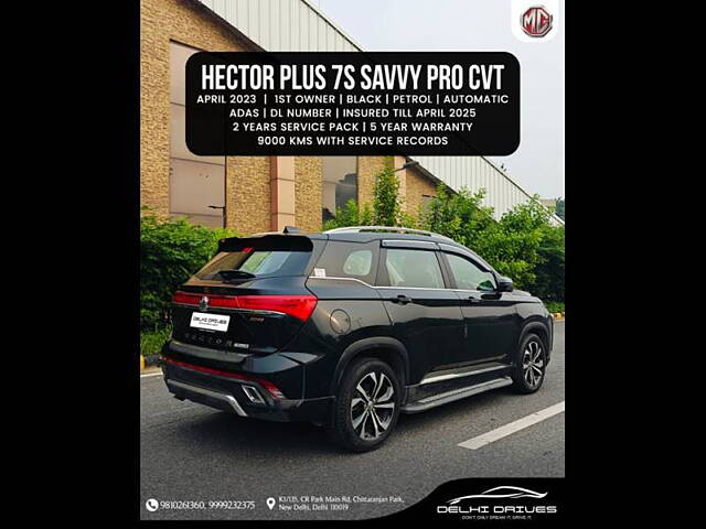 Used MG Hector Plus Savvy Pro 1.5 Turbo Petrol CVT 7 STR in Delhi