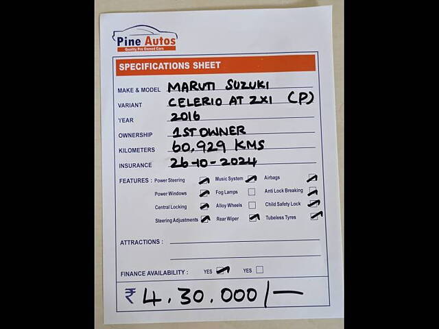 Used Maruti Suzuki Celerio [2017-2021] ZXi AMT [2019-2020] in Chennai