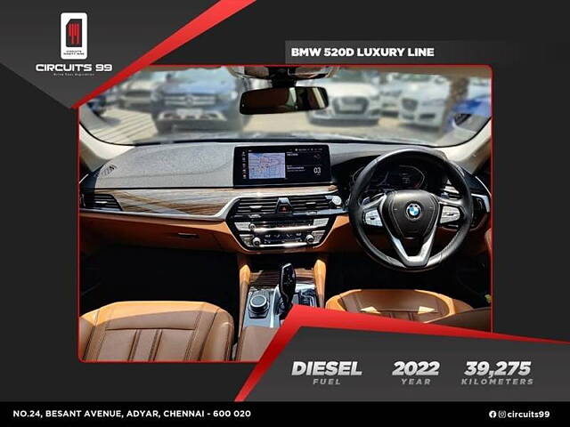 Used BMW 5 Series [2017-2021] 520d Luxury Line [2017-2019] in Chennai