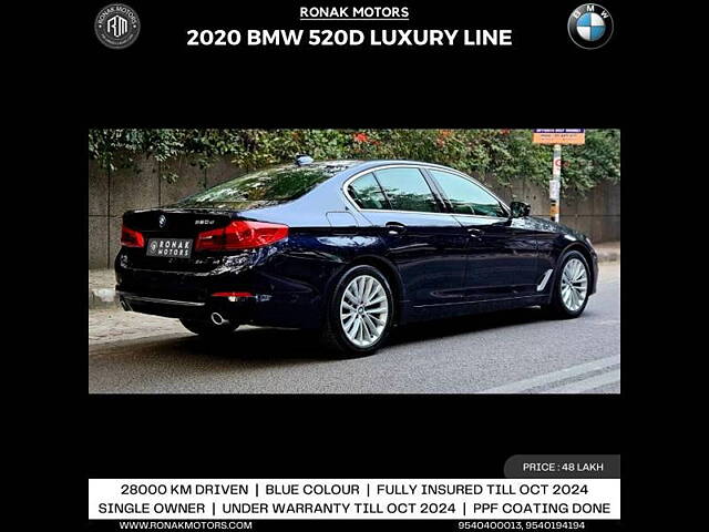 Used BMW 5 Series [2017-2021] 520d Luxury Line [2017-2019] in Delhi