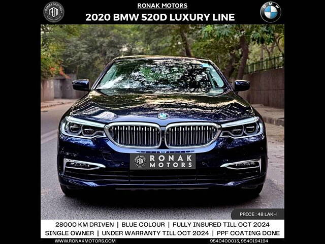 Used 2020 BMW 5-Series in Delhi