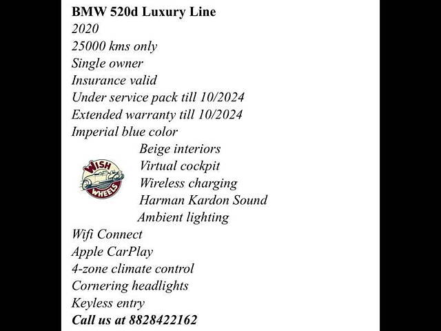 Used BMW 5 Series [2017-2021] 520d Luxury Line [2017-2019] in Mumbai