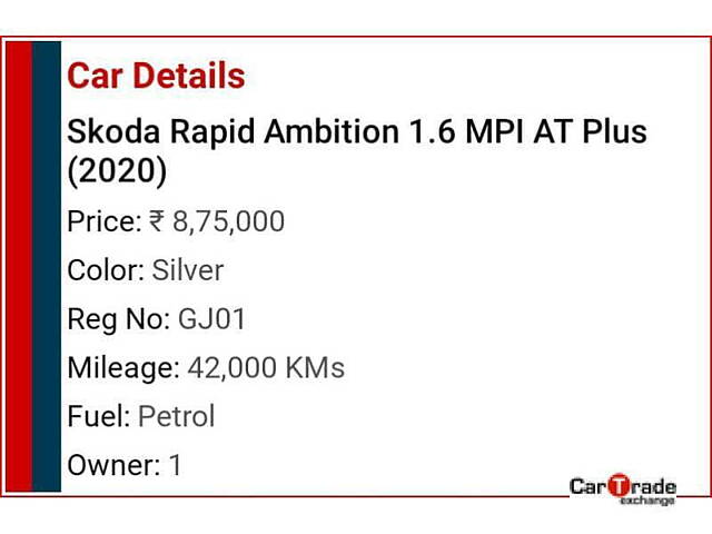 Used Skoda Rapid [2011-2014] Ambition 1.6 MPI AT in Ahmedabad