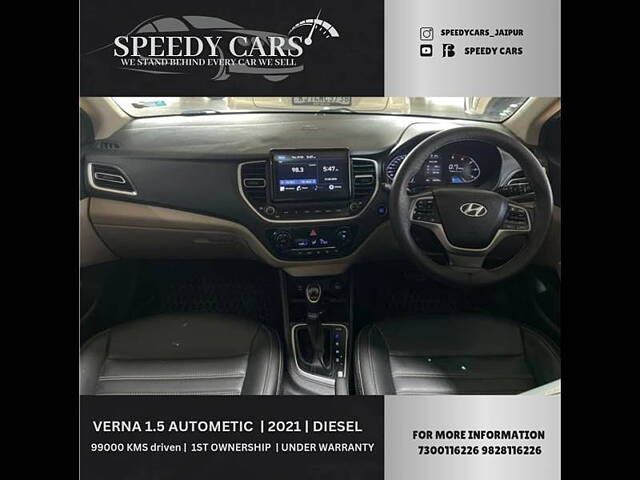 Used Hyundai Verna [2020-2023] SX 1.5 CRDi AT in Jaipur