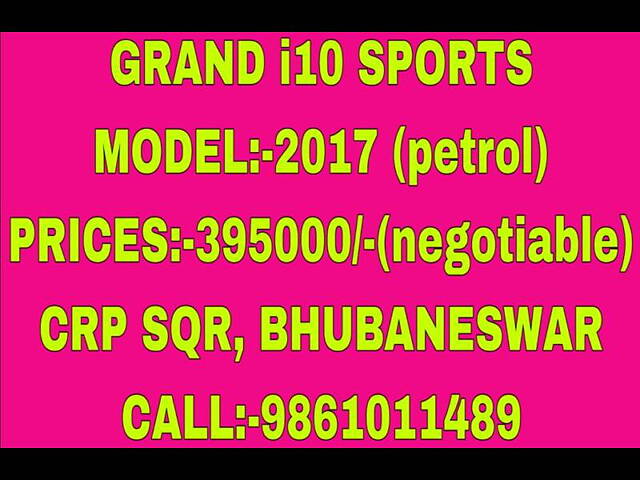 Used Hyundai Grand i10 [2013-2017] Sportz 1.2 Kappa VTVT [2016-2017] in Bhubaneswar