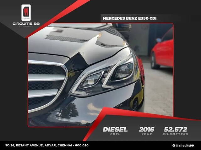 Used Mercedes-Benz E-Class [2015-2017] E 350 CDI Edition E in Chennai