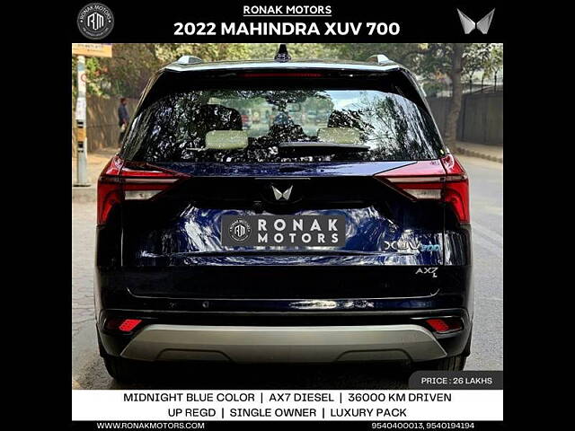 Used Mahindra XUV700 AX 7 Diesel  AT Luxury Pack 7 STR [2021] in Chandigarh