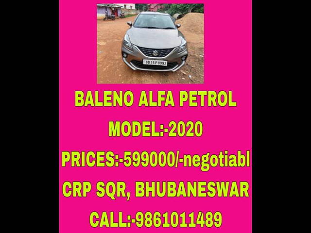 Used Maruti Suzuki Baleno [2015-2019] Alpha 1.2 in Bhubaneswar