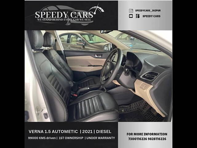 Used Hyundai Verna [2020-2023] SX 1.5 CRDi AT in Jaipur