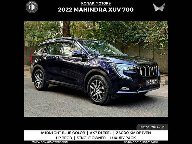 Used Mahindra XUV700 AX 7 Diesel  AT Luxury Pack 7 STR [2021] in Chandigarh