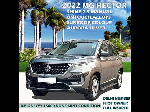 Used MG Hector [2021-2023] Shine 1.5 Petrol Turbo MT in Delhi