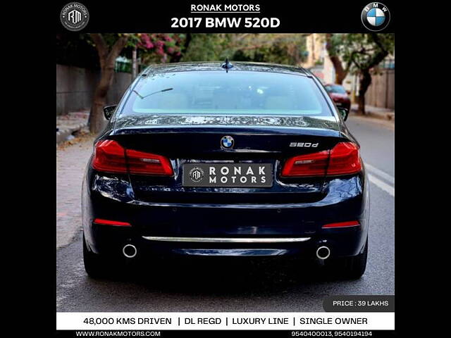 Used BMW 5 Series [2017-2021] 520d Luxury Line [2017-2019] in Chandigarh