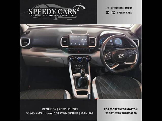 Used Hyundai Venue [2019-2022] SX 1.5 CRDi in Jaipur