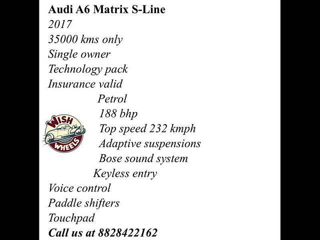 Used Audi A6 [2015-2019] 35 TFSI Matrix in Mumbai