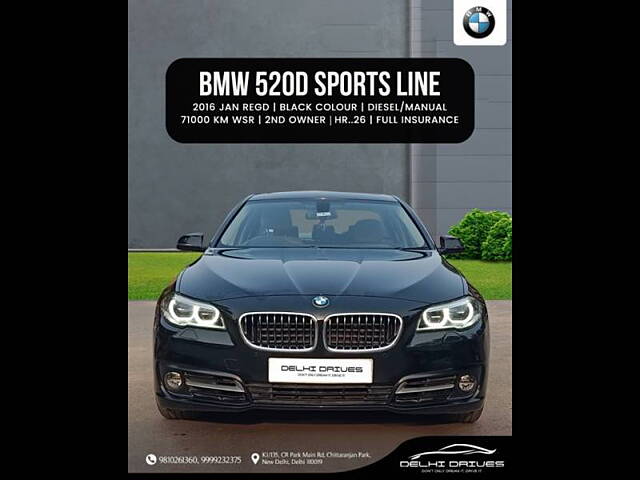 Used 2016 BMW 5-Series in Delhi