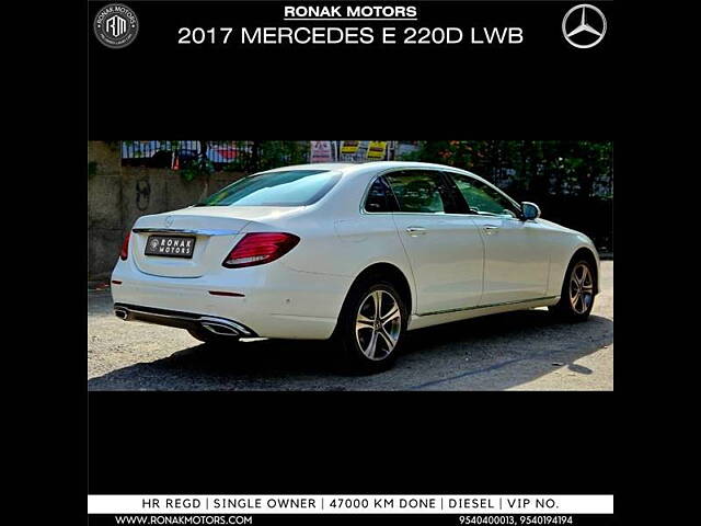 Used Mercedes-Benz E-Class [2017-2021] E 220 d Avantgarde in Chandigarh