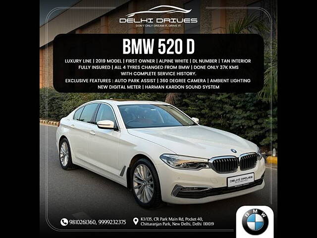 Used 2019 BMW 5-Series in Delhi