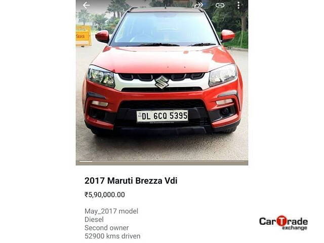 Used Maruti Suzuki Vitara Brezza [2016-2020] VDi in Delhi