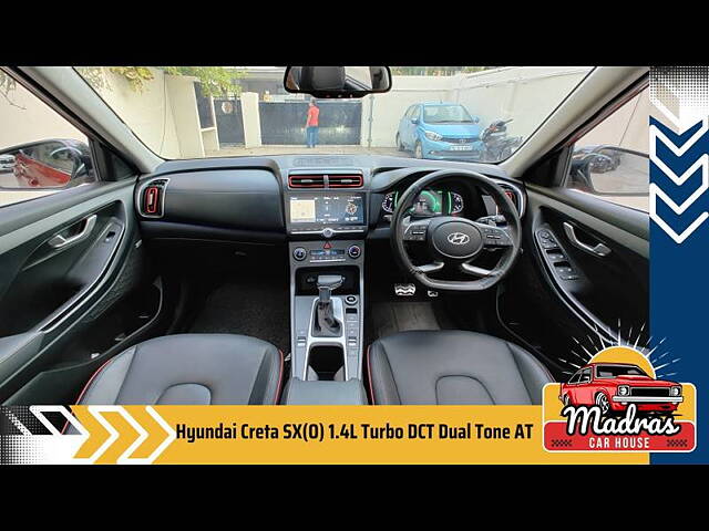 Used Hyundai Creta [2020-2023] SX (O) 1.4 Turbo 7 DCT Dual Tone [2022-2022] in Chennai