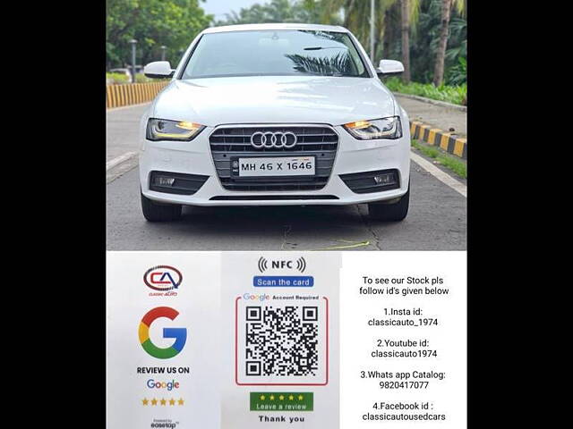 Used Audi A4 [2013-2016] 2.0 TDI (143bhp) in Mumbai