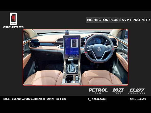 Used MG Hector Plus Savvy Pro 1.5 Turbo Petrol CVT 6 STR in Chennai