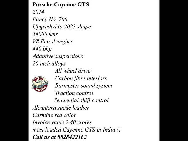 Used Porsche Cayenne [2010-2014] GTS in Mumbai