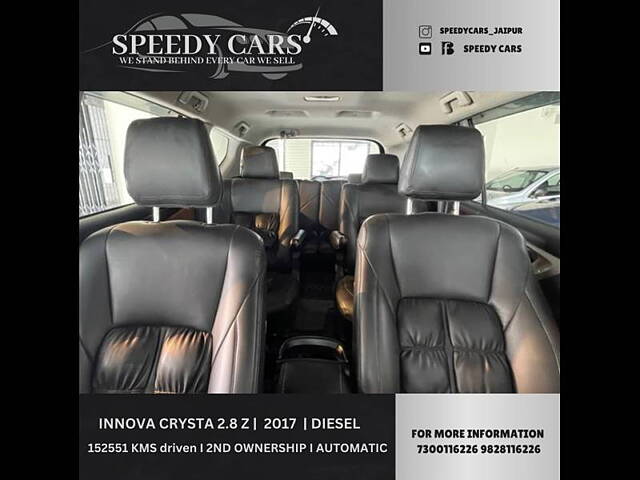 Used Toyota Innova Crysta [2016-2020] 2.8 ZX AT 7 STR [2016-2020] in Jaipur