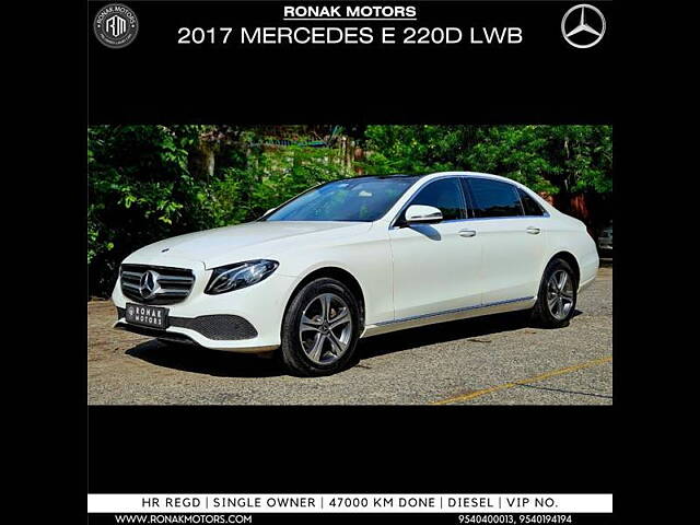 Used Mercedes-Benz E-Class [2017-2021] E 220 d Avantgarde in Chandigarh