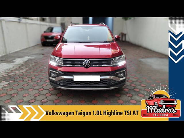 Used Volkswagen Taigun [2021-2023] Highline 1.0 TSI AT in Chennai