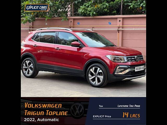 Used Volkswagen Taigun [2021-2023] Topline 1.0 TSI AT in Kolkata