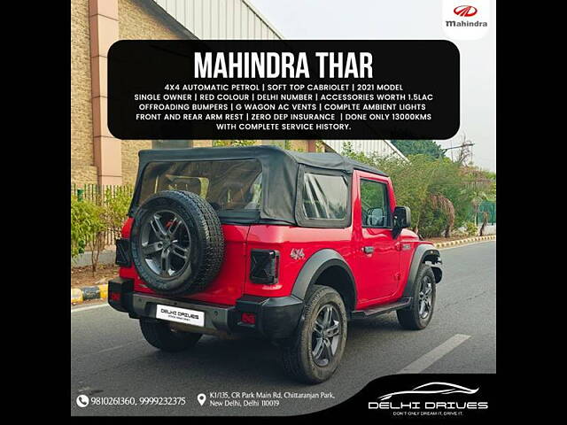 Used Mahindra Thar LX Convertible Petrol AT in Delhi