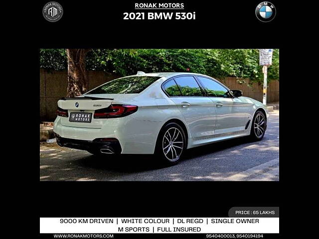 Used 2021 Bmw 5 Series 2017 2021 530i M Sport 2019 2019 For Sale At Rs 6000000 In Delhi 0519