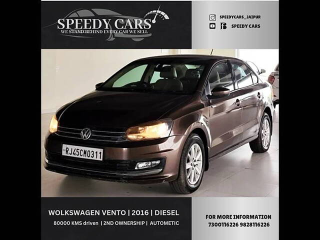 Used Volkswagen Vento [2015-2019] Highline Plus 1.5 AT (D) 16 Alloy in Jaipur