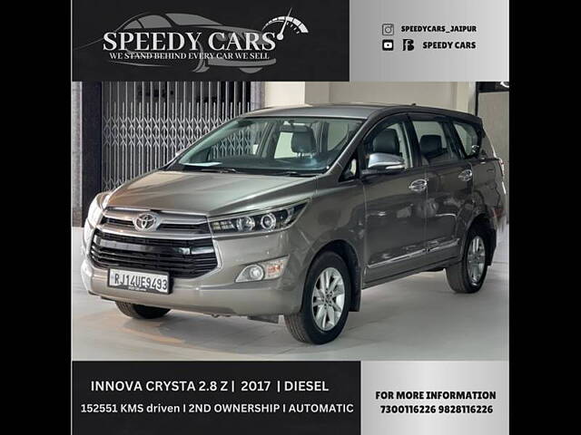 Used Toyota Innova Crysta [2016-2020] 2.8 ZX AT 7 STR [2016-2020] in Jaipur