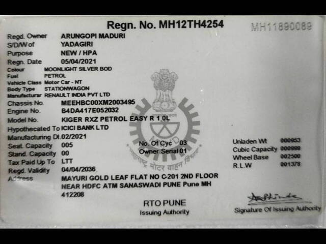 Used Renault Kiger [2021-2022] RXZ AMT in Pune