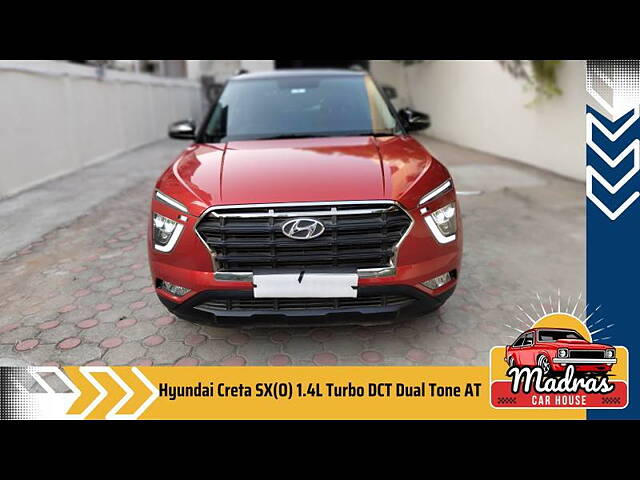 Used Hyundai Creta [2020-2023] SX (O) 1.4 Turbo 7 DCT Dual Tone [2022-2022] in Chennai