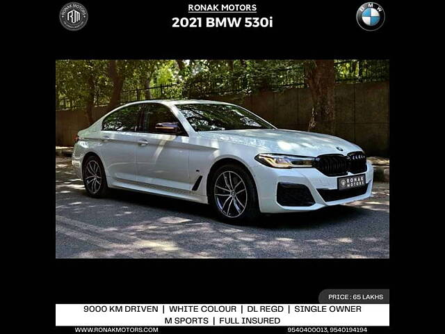 Used BMW 5 Series [2017-2021] 530i M Sport [2019-2019] in Chandigarh