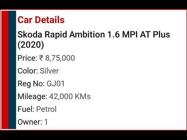 Used Skoda Rapid [2011-2014] Ambition 1.6 MPI AT in Ahmedabad