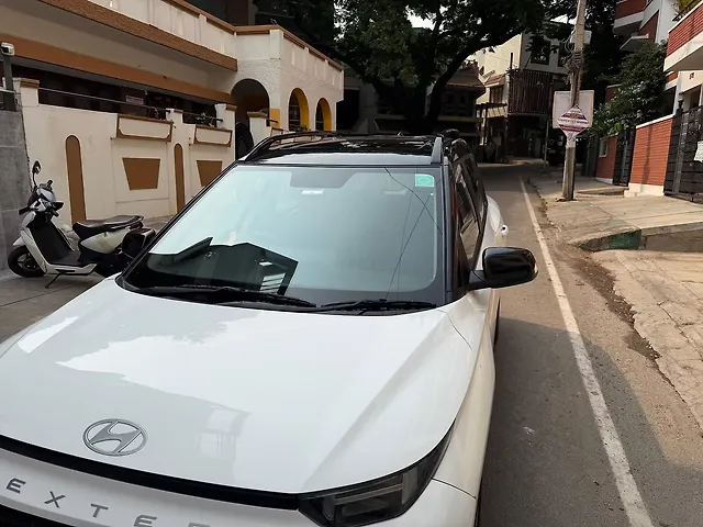Used Hyundai Exter [2023-2026] SX (O) Connect Petrol Automatic Dual Tone in Bangalore