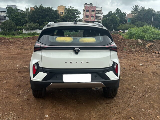 Used Tata Nexon Fearless Plus (S) Purple 1.2 Petrol 7DCA Dual Tone in Pune