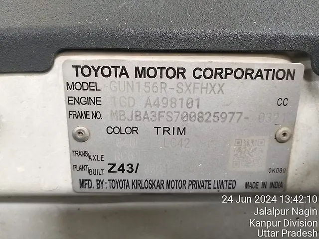 Used Toyota Fortuner [2016-2021] 2.8 4x4 MT in Kanpur